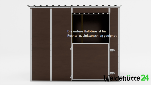 Untere Halbtür mit Holzfüllung – Bild 2