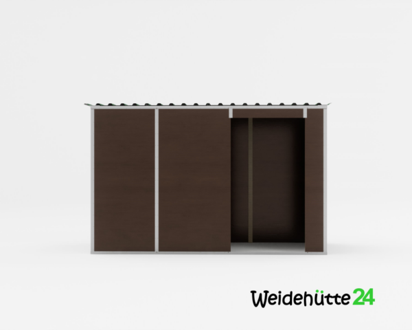 Weidehütten-Bausatz Typ 4,00 x 2,50 m – Bild 3