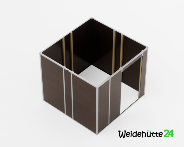 Weidehütten-Bausatz Typ 3,00 x 3,00 m – Bild 5