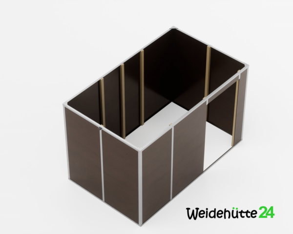 Weidehütten-Bausatz Typ 4,00 x 2,50 m – Bild 5