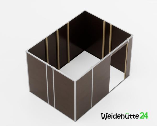 Weidehütten-Bausatz Typ 4,00 x 3,00 m – Bild 5