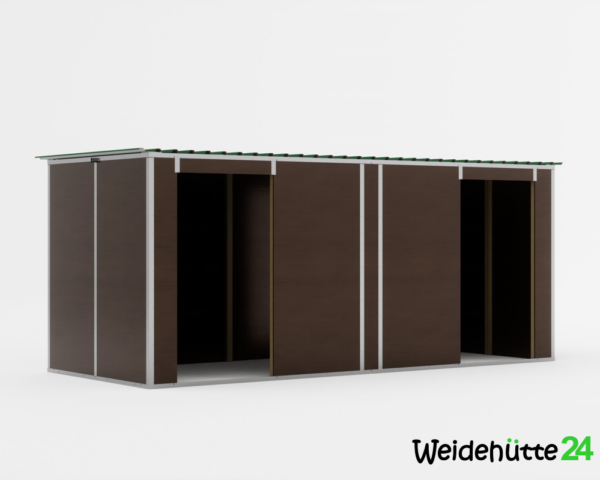 Weidehütten-Bausatz Typ 6,00 x 2,50 m