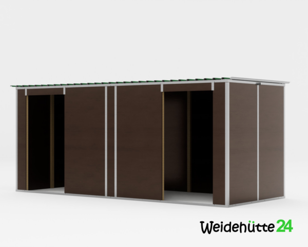 Weidehütten-Bausatz Typ 6,00 x 2,50 m – Bild 2