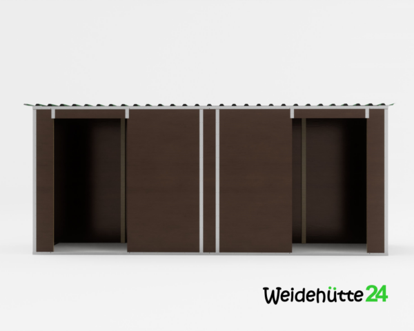 Weidehütten-Bausatz Typ 6,00 x 2,50 m – Bild 3