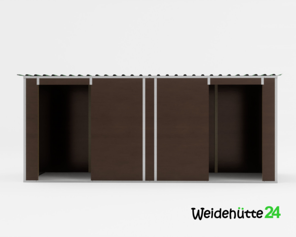 Weidehütten-Bausatz Typ 6,00 x 3,00 m – Bild 3