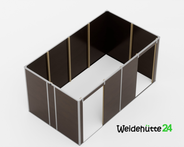 Weidehütten-Bausatz Typ 5,00 x 3,00 m – Bild 5