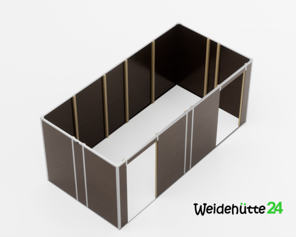 Weidehütten-Bausatz Typ 6,00 x 3,00 m – Bild 5