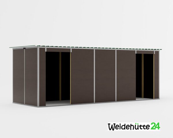 Weidehütten-Bausatz Typ 7,00 x 2,50 m