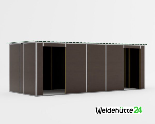 Weidehütten-Bausatz Typ 7,00 x 3,00 m