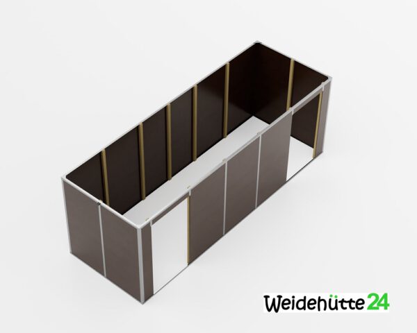 Weidehütten-Bausatz Typ 7,00 x 2,50 m – Bild 6