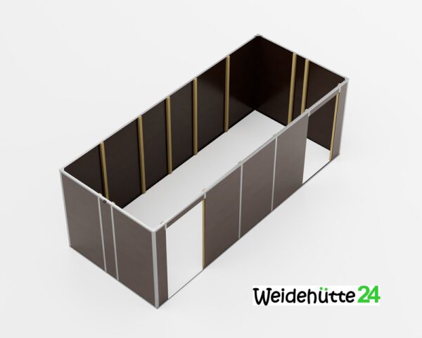 Weidehütten-Bausatz Typ 7,00 x 3,00 m – Bild 6